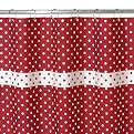 Dots Shower Curtain - Red