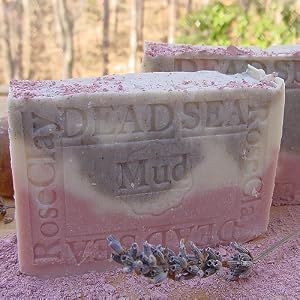 Provence Lavender with Dead Sea Mud and French Rose Clay Soap