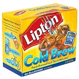 Lipton Cold Brew Glass Size, 44 Tea Bags (Pack of 6)