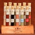 BUY : Gourmet Sea Salt Sampler 7 - 11 Artisanal Salts in a handmade Wooden Base - Explore the world of salt