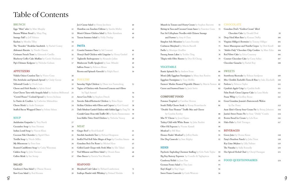 American Fashion Cookbook: 100 Designers' Best Recipes: Lisa Marsh ...