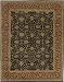 2'x3' Angora Hand-knotted Rug, Black, Brown, Carpet