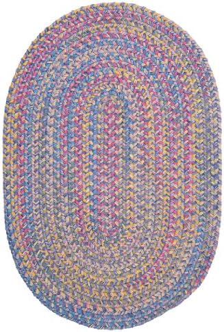 Botanical Isle Polypropylene Braided Rug, 2-Feet by 3-Feet, Amethyst