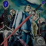 Sporting Goods : Zar'roc, The Sword of Eragon - Miniature Replica with Stand