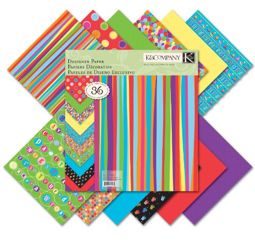KandCompany Happy Birthday 2U Paper Pad, 12-Inch 