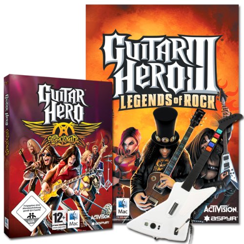 Guitar Hero Iii: Legends Of Rock With Guitar Controller And Free Guitar Hero: Aerosmith (mac) Picture