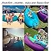 CoCoMall Inflatable Lounge Bag Hammock Air Sofa and Pool Float Ships Fast Lazy bag Ideal for Indoor or Outdoor Hangout or Lounger for Camping Picnics & Music Festivals
