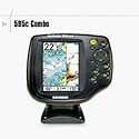 5" display Humminbird 595c Combo Color Fish Finder and GPS Chartplotter