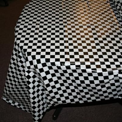Plastic Checkered Tablecover,54" x 108"
