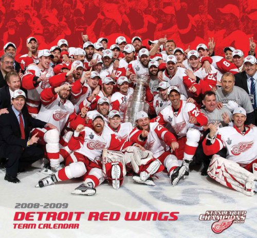 2008-2009 Detroit Red Wings Team Calendar