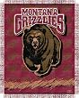 Montana Grizzlies Triple Woven Jacquard NCAA Throw (017 Focus) (48x60")"