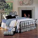 UPC 796995918351 product image for Hillsdale Furniture 1655BQR Janis Metal Sleigh Bed Set with Rails, Queen, Textur | upcitemdb.com