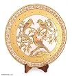 Marble plate, 'Golden Birds' Marble plate, 'Golden Birds'