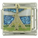 Eiffel Tower Italian Charms Bracelet Link