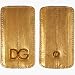 Motorola V3 Gold D&G Eel Skin Case
