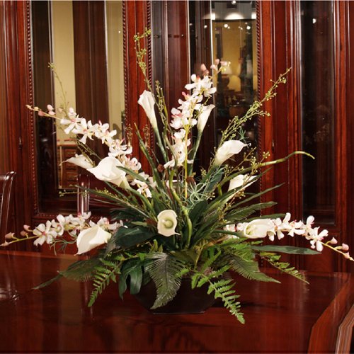 Calla Lily and Silk Orchid Arrangement AR208-96