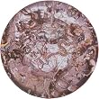 Southern Sky Circular Mat Map Themed Mouse Pad Mousepad