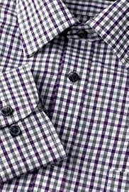 2 Longer Pure Cotton Quick Iron Checked Shirt