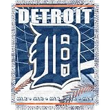 Detroit Tigers Triple Woven Jacquard MLB Throw (MLB Series) by Northwest (48x60)
