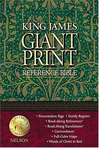 Giant Print Reference Bible under Large Print in The Books Store