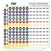 Doctor Dots Planner Calendar Scrapbooking Crafting Stickers - Multi Color - Clear