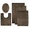 Contemporary Home Bath Rugs - Dark Roast Brown