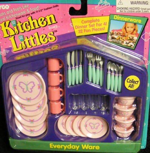Orginal Tyco Kitchen Littles Everyday Dinnerware (1995)