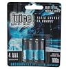 Juice Rechargeable Alkaline Batteries, Size AAA, 4-Count Packages (Pack of 3)