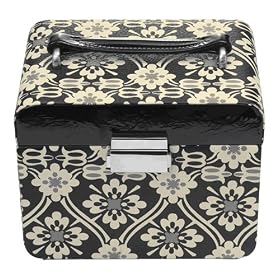 Fossil Gifts - Printed Medium Jewelry Box (Color: Black Multi)
