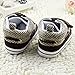 Weixinbuy Toddler Baby Boy Cotton Soft Sole Buckle Prewalker Crib Shoes M