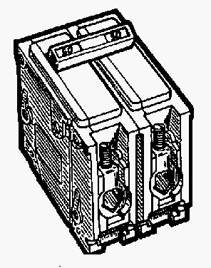 CUTLER HAMMER BR290"WESTINGHOUSE" DOUBLE POLE CIRCUIT BREAKER