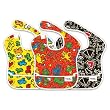 Bumkins Keith Haring Waterproof Superbib, 3 Pack