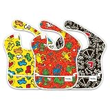 Bumkins Keith Haring Waterproof Superbib, 3 Pack