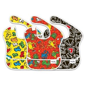 Bumkins Keith Haring Waterproof Superbib, 3 Pack