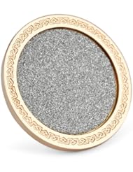 Rebecca "Half Moon" Rose Gold Over Bronze Shimmering Ring