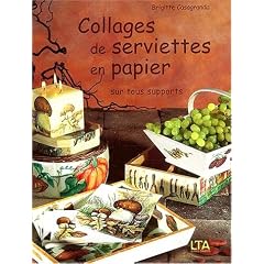 Collages de serviettes en papier sur tous supports