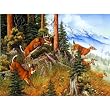 Deer Leap 1000pc Jigsaw Puzzle by Viola West