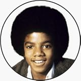 Michael Jackson - Young Face Shot in Jacket - 1 1/4" Button / Pin