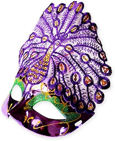 and Halloween party props/Costume party fancy Princess mask/ animal Peacock mask-C