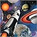 Creative Converting 665533 Space Blast Luncheon Napkin Birthday Party Supplies, One Size, Multicolor