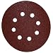 DEWALT DW4309 5-Inch 8 Hole 80 Grit Hook and LoopRandom Orbit Sandpaper (25-Pack)