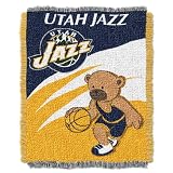 NBA Utah Jazz 36-Inch-by-46-Inch Woven Jacquard Baby Throw