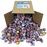 Ferrara Medium Size Jawbusters Jawbreakers Candy Individually Wrapped in 6x6x6 Box Bulk Christmas Candy
