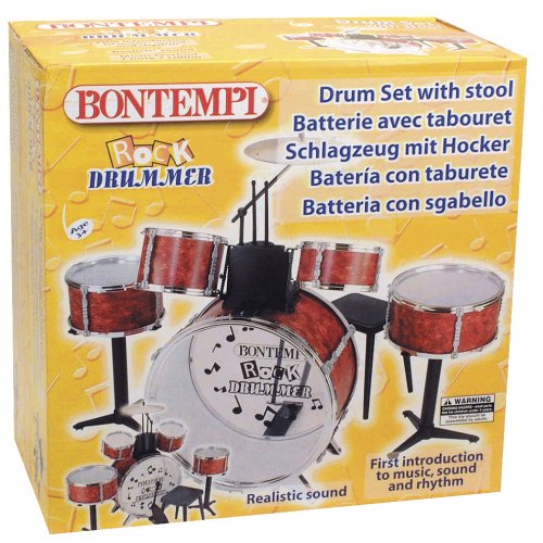  Bontempi JD4830 6pc Drum Set with Stool
