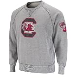 South Carolina Gamecocks Outlaw Heather Grey Fleece Crew Sweatshirt