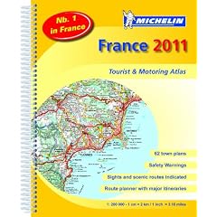 France 2011 Atlas (Michelin Tourist & Motoring Atlases)
