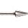 Magafor 439 Series Cobalt Steel Single-End Countersink, Uncoated (Bright) Finish, 3 Flutes, 30 Degrees, Round Shank