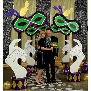 Mardi Gras mask arch Mardi Gras mask arch
