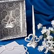 Interlocking hearts design wedding pen set, 1 piece