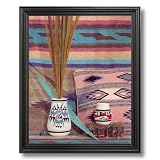 Southwestern Native American Indian Pottery # 1 Picture Black Framed Art Print